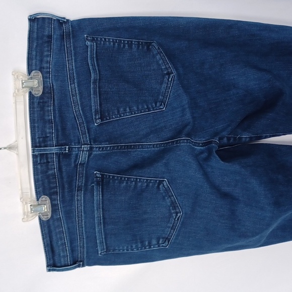 NYDJ Marilyn Straight Jeans, Stretch, Sz 12 Short, LiftxTuck, 17.5" Waist - Picture 3 of 6